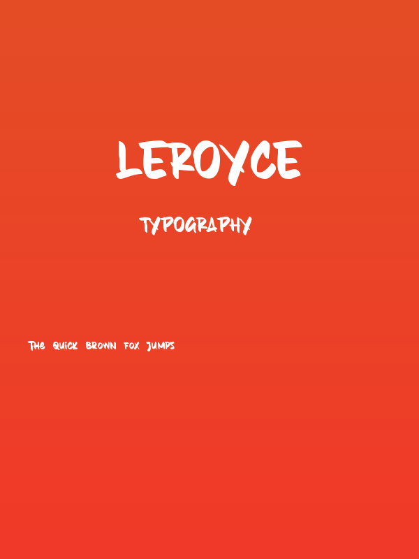 Leroyce Poster
