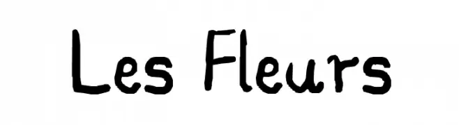 Les Fleurs  Frei Schriftart Herunterladen