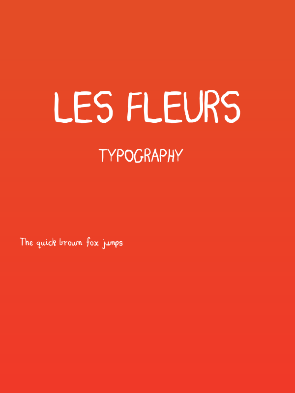Les Fleurs Poster