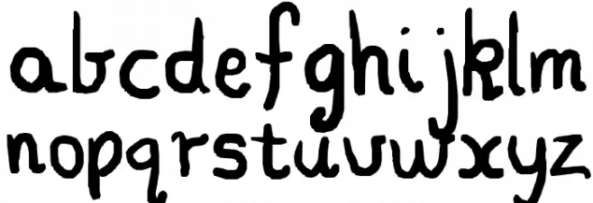 Les Fleurs फ़ॉन्ट लोअरकेस