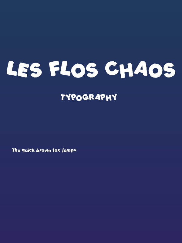 Les Flos Chaos Poster