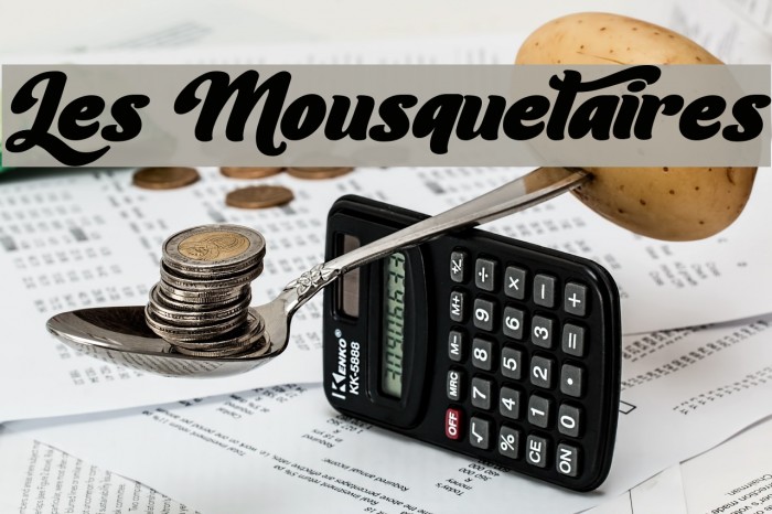 Les Mousquetaires Font examples