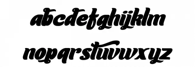 Les Mousquetaires خط أحرف صغيرة