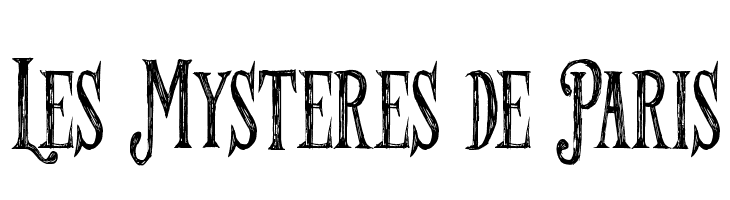 Les Mysteres de Paris  Descarca Fonturi Gratis