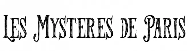 Les Mysteres de Paris  font caratteri gratis