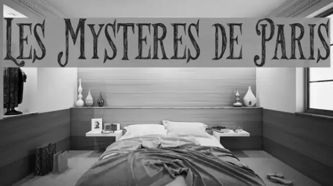 Les Mysteres de Paris Font examples