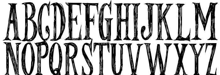 Les Mysteres de Paris Font LOWERCASE