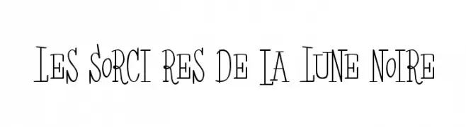 Les Sorcires de la Lune noire  Fuentes Gratis Descargar