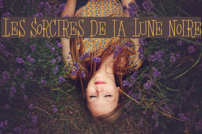 Les Sorcires de la Lune noire Font examples