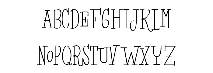 Les Sorcires de la Lune noire Font LOWERCASE