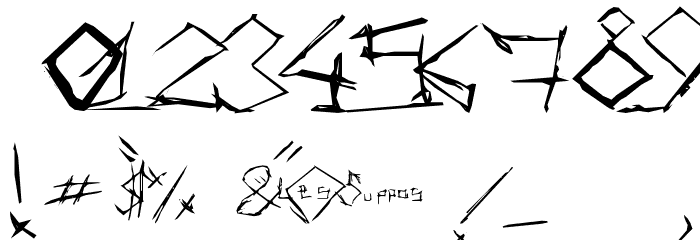 Les Suppos by ChazyChaz Font OTHER CHARS