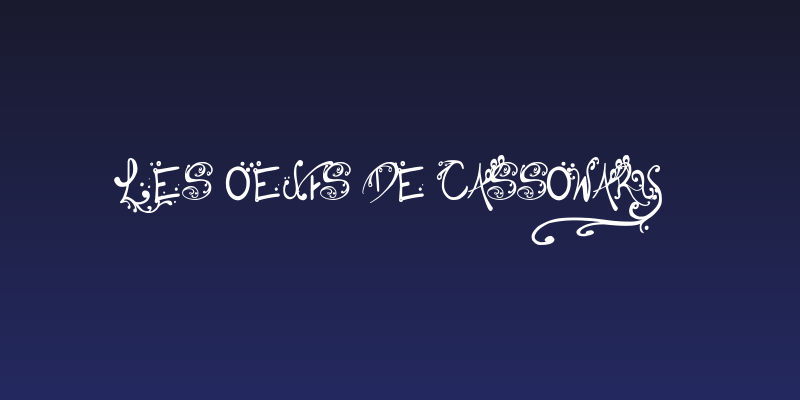 Les oeufs de Cassowary Social Header
