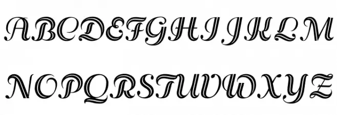 LesEtoiles Font UPPERCASE