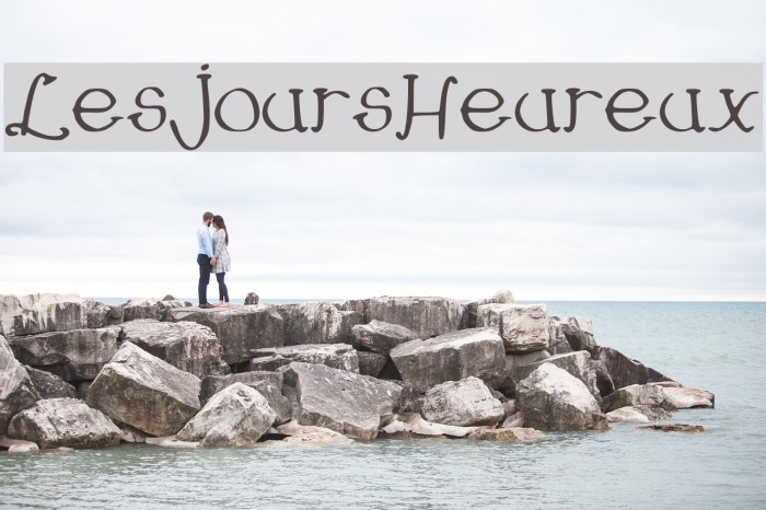 LesJoursHeureux Font examples