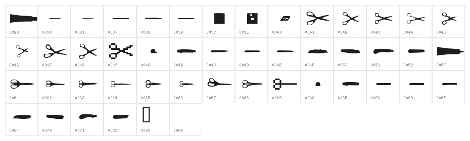 LesOutils Character Map