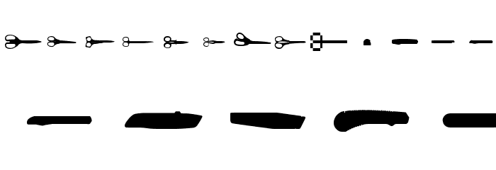 LesOutils Font LOWERCASE