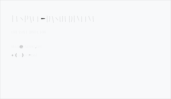 LesPaul-DashedInline Business Card