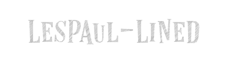 LesPaul-Lined  Frei Schriftart Herunterladen