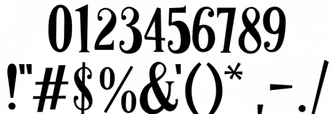 LesPaul-Normal Font OTHER CHARS