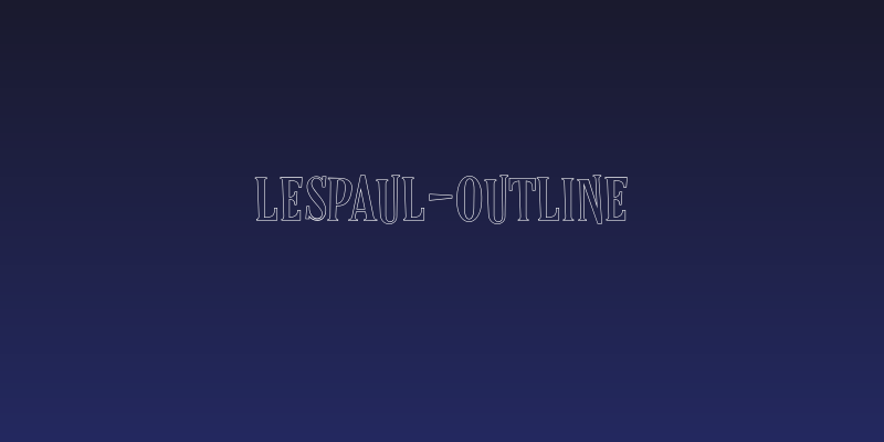 LesPaul-Outline Social Header