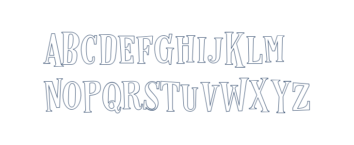 LesPaul-Outline Lowercase