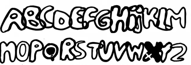 Lesansa Font UPPERCASE