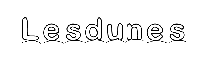 Lesdunes  Frei Schriftart Herunterladen
