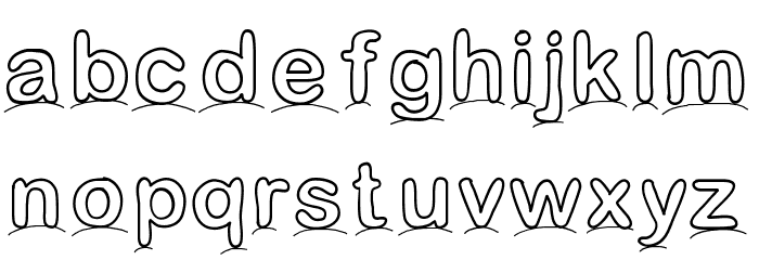 Lesdunes Font LOWERCASE
