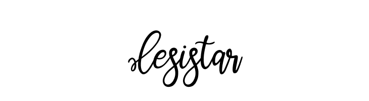 Lesistar  Скачать бесплатные шрифты