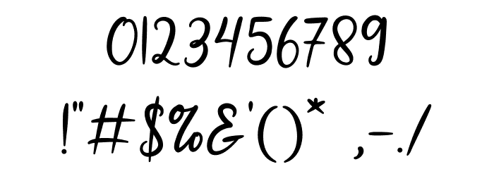 Lesistar Font OTHER CHARS