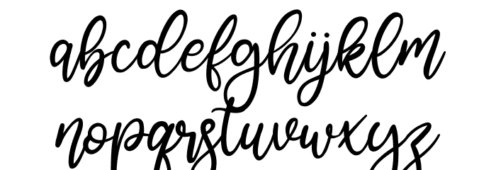 Lesistar Font LOWERCASE