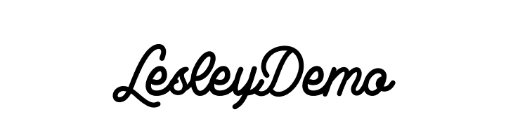 LesleyDemo  नि: शुल्क फ़ॉन्ट्स डाउनलोड