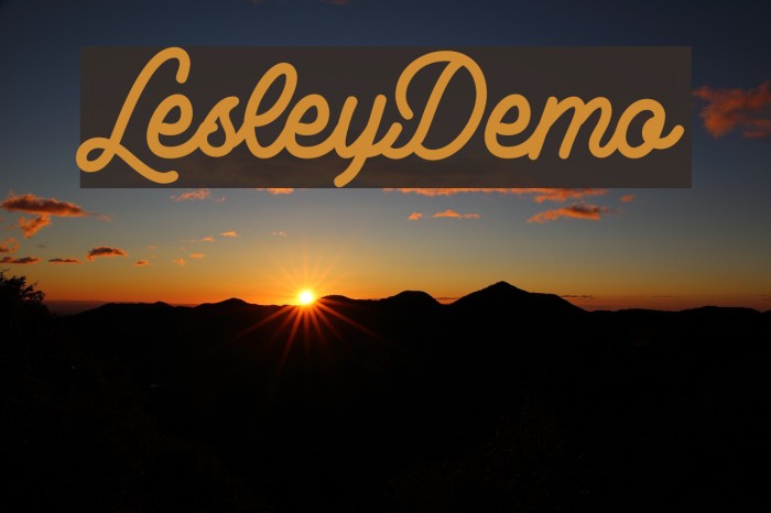 LesleyDemo Example 1