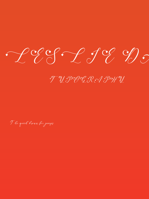 Leslie Dawn Love Poster