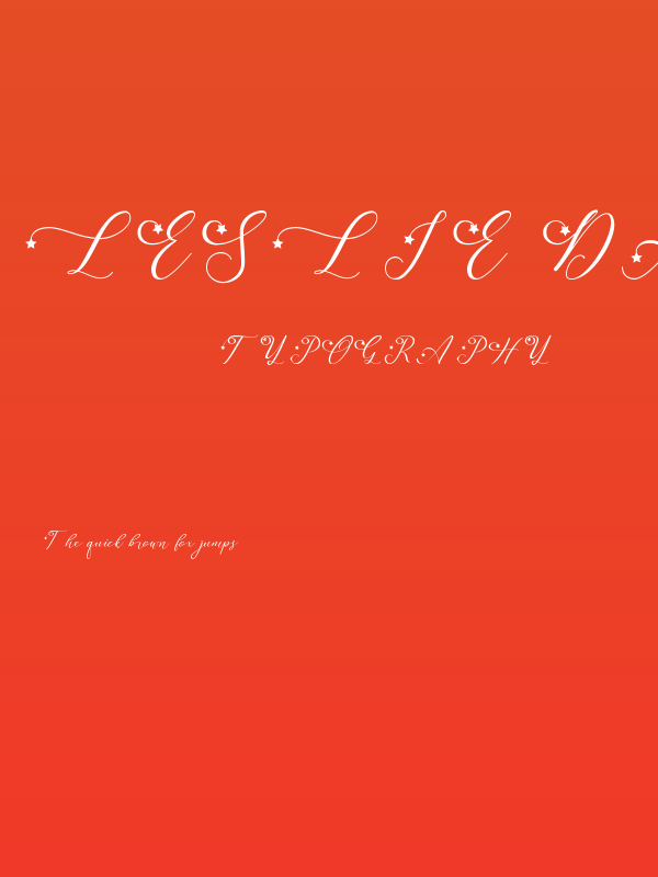 Leslie Dawn Star Poster