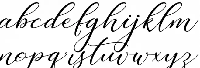 Leslie Dawn Star Font Litere mici