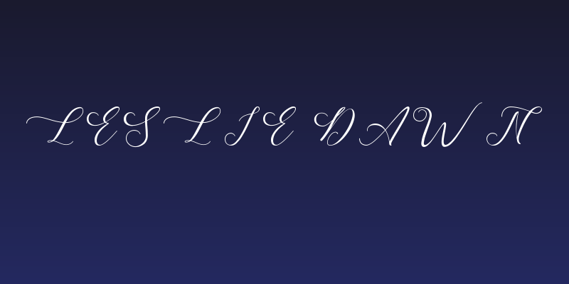 Leslie Dawn Social Header