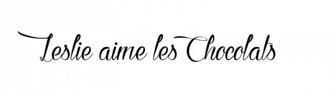 Leslie aime les Chocolats 