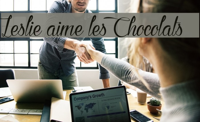 Leslie aime les Chocolats Font examples