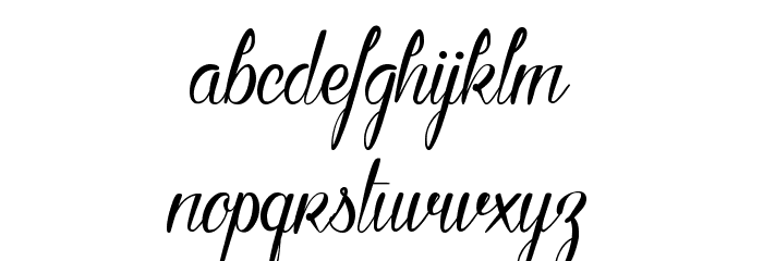 Leslie aime les Chocolats Font LOWERCASE