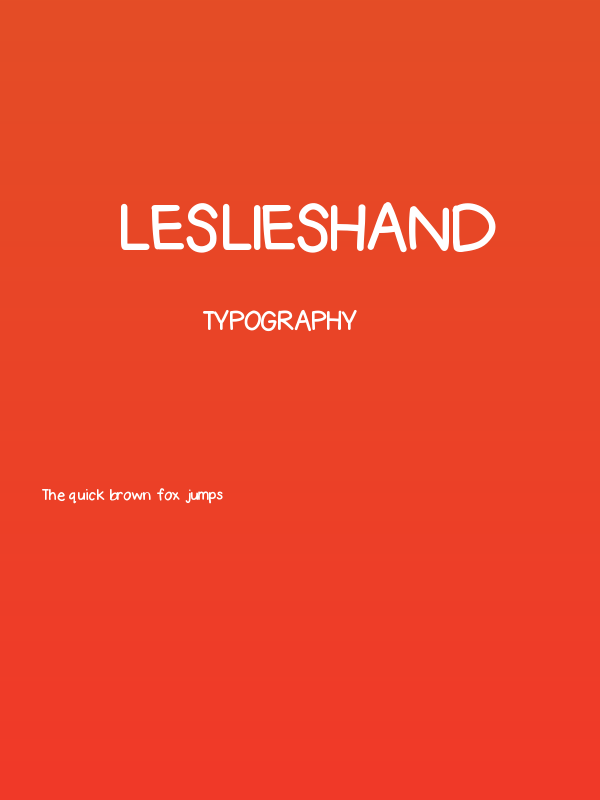 LesliesHand Poster