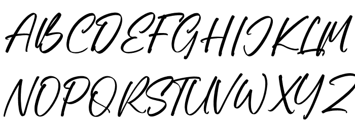 Less Bright Font UPPERCASE