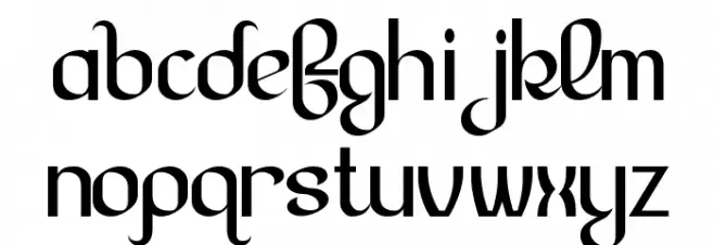 Lesser Concern Font LOWERCASE