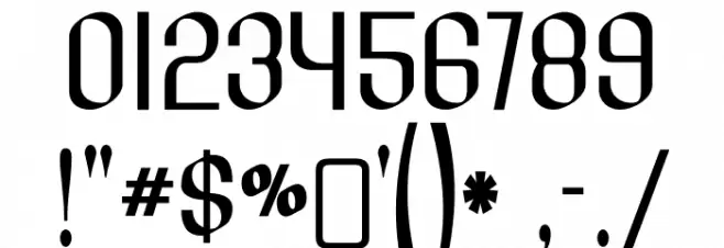 LesserConcern-Regular Font OTHER CHARS