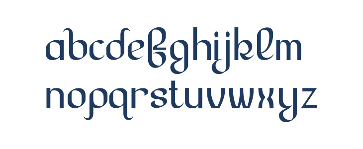 LesserConcern-Regular Lowercase