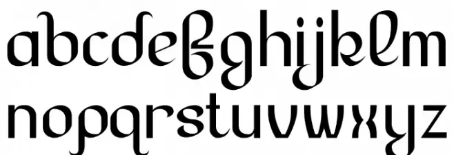 LesserConcern-Regular फ़ॉन्ट लोअरकेस