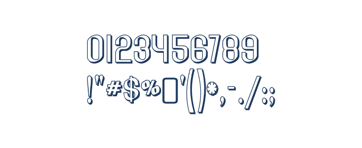 LesserConcernShadow-Regular Other Characters