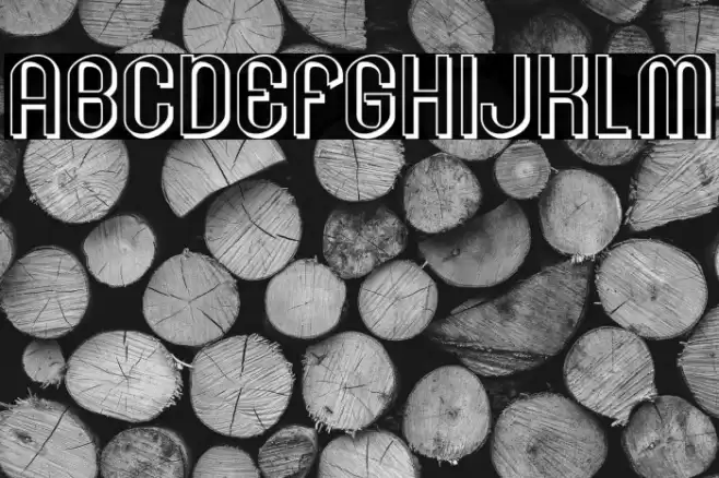 LesserConcernShadow-Regular Font examples