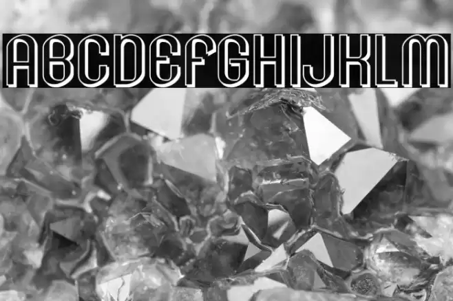 LesserConcernShadow-Regular Font examples