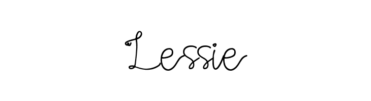 Lessie  नि: शुल्क फ़ॉन्ट्स डाउनलोड